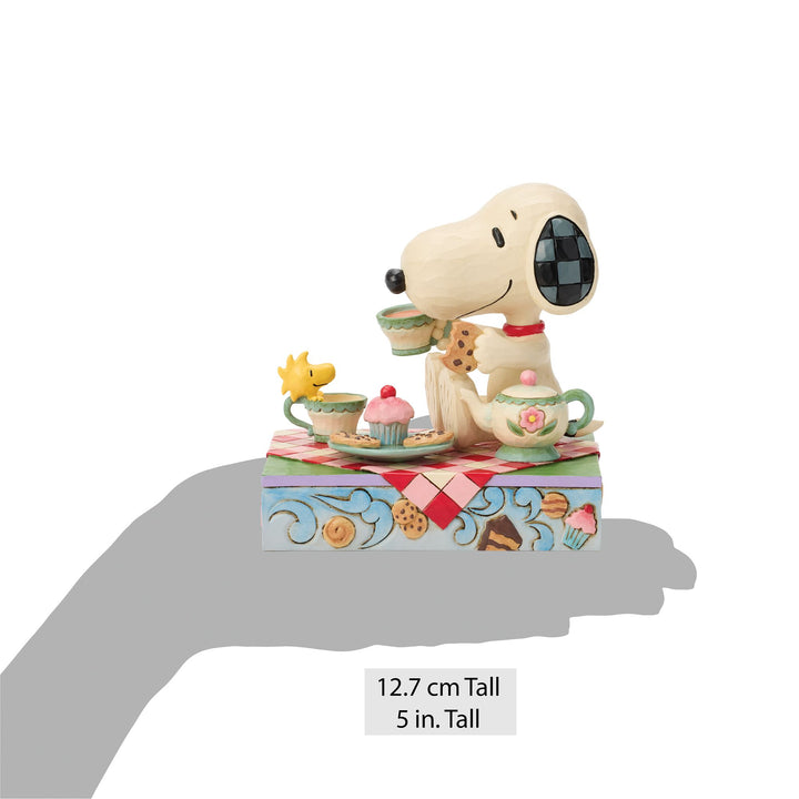 Snoopy Tea And Sweets Figurine - "Brew-tea-ful Afternoon"