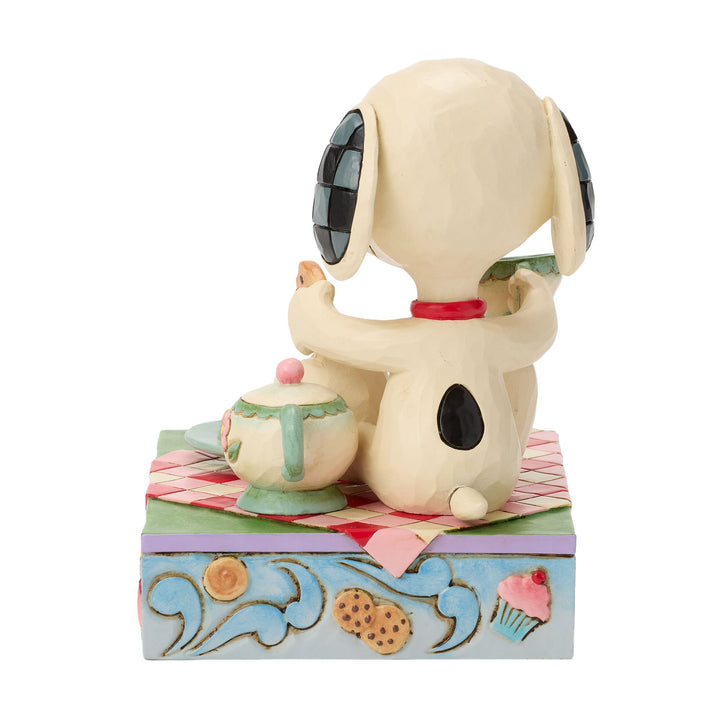 Snoopy Tea And Sweets Figurine - "Brew-tea-ful Afternoon"