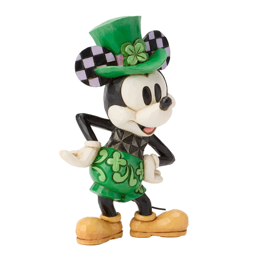 Mickey St Patricks Figurine