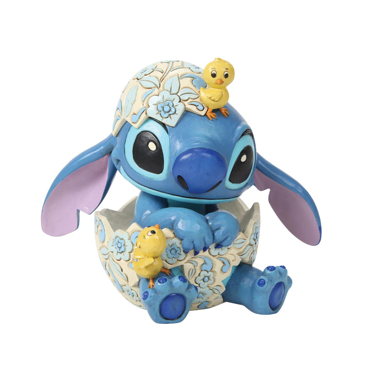 Stitch Egg With Chicks Figurine