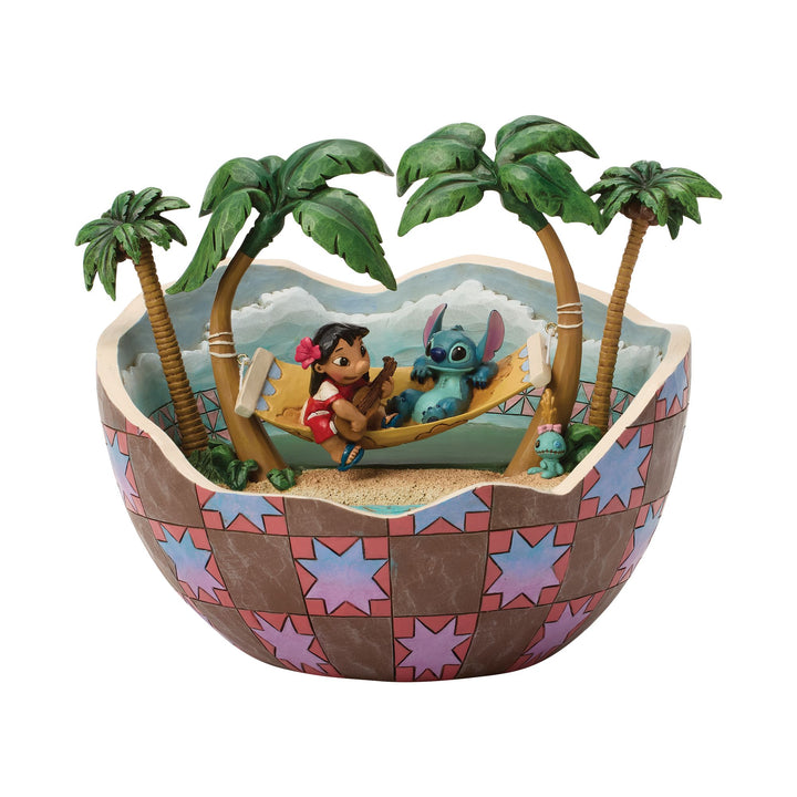 Lilo Stitch Coconut Movie Moment Figurine