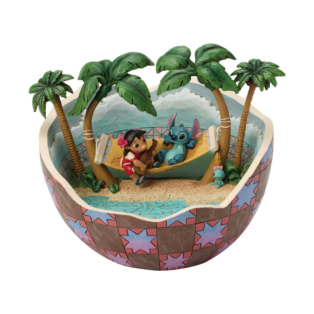 Lilo Stitch Coconut Movie Moment Figurine