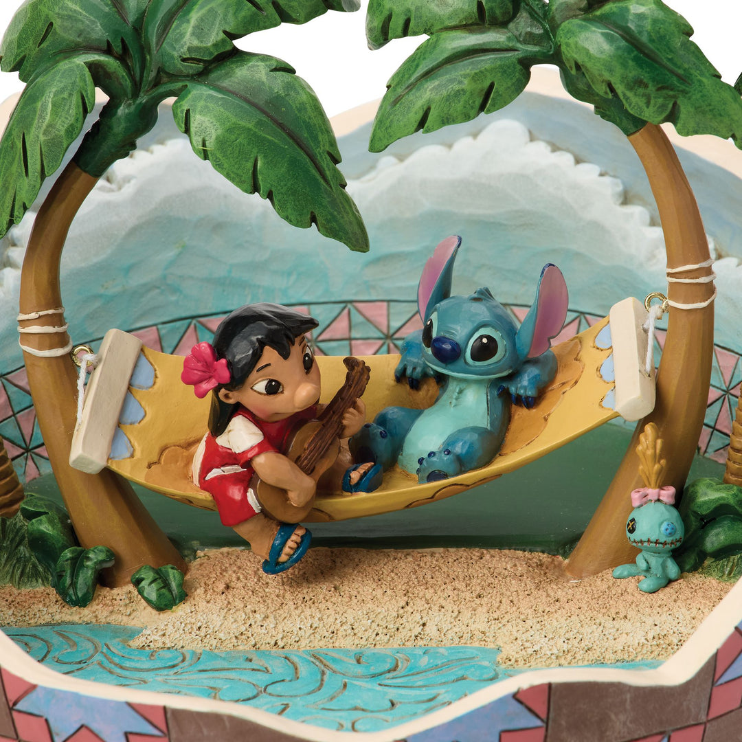 Lilo Stitch Coconut Movie Moment Figurine