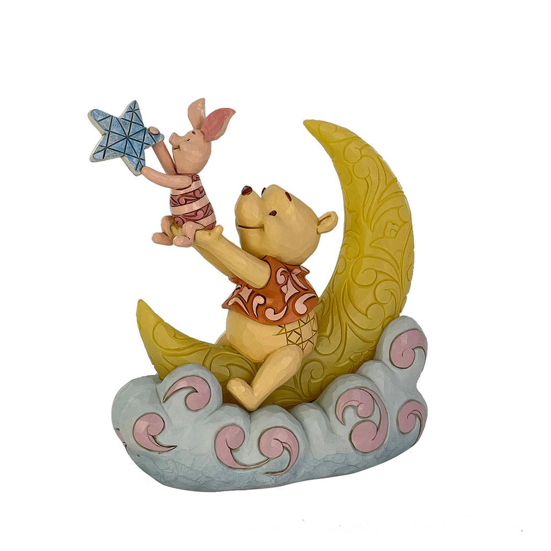 Pooh and Piglet LED Moon Figurine