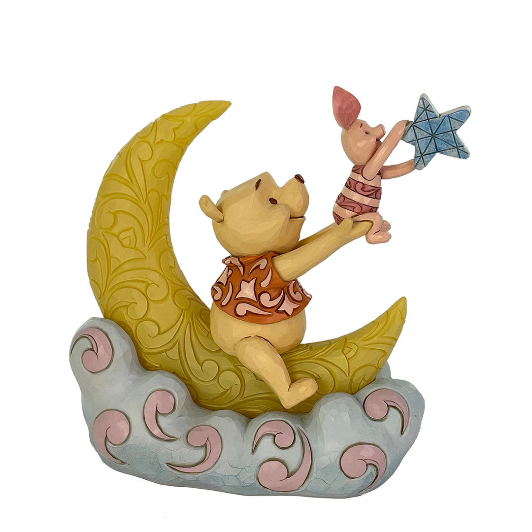 Pooh and Piglet LED Moon Figurine