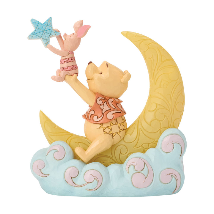 Pooh and Piglet LED Moon Figurine