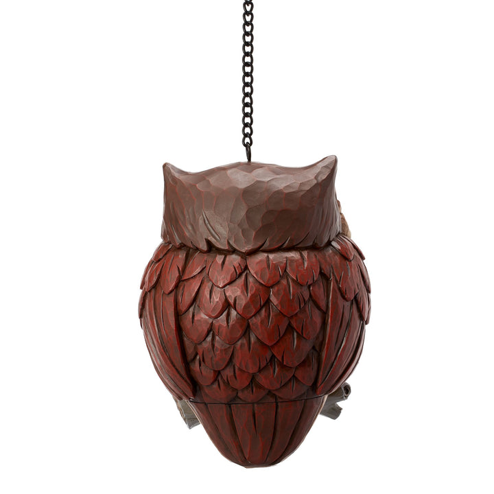Birdhouse Owl Figurine