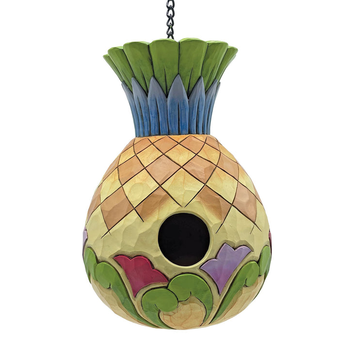 Birdhouse Pineapple Figurine