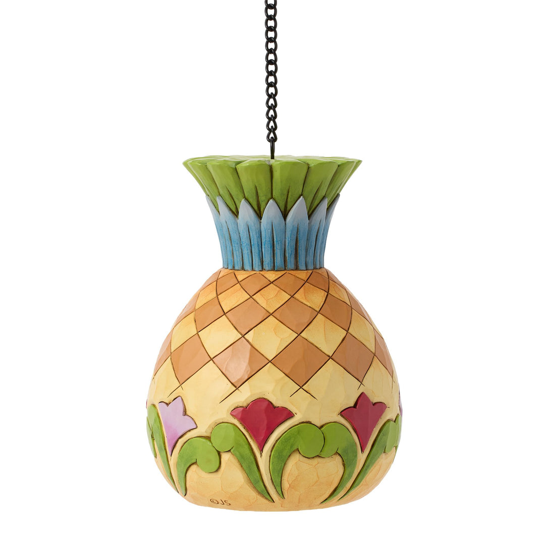 Birdhouse Pineapple Figurine