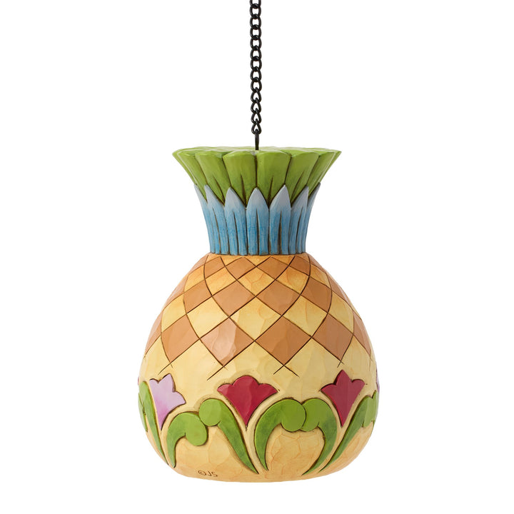 Birdhouse Pineapple Figurine