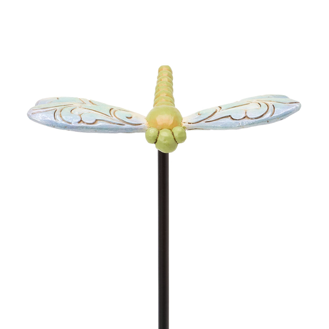 Plant Stake Dragonfly Figurine