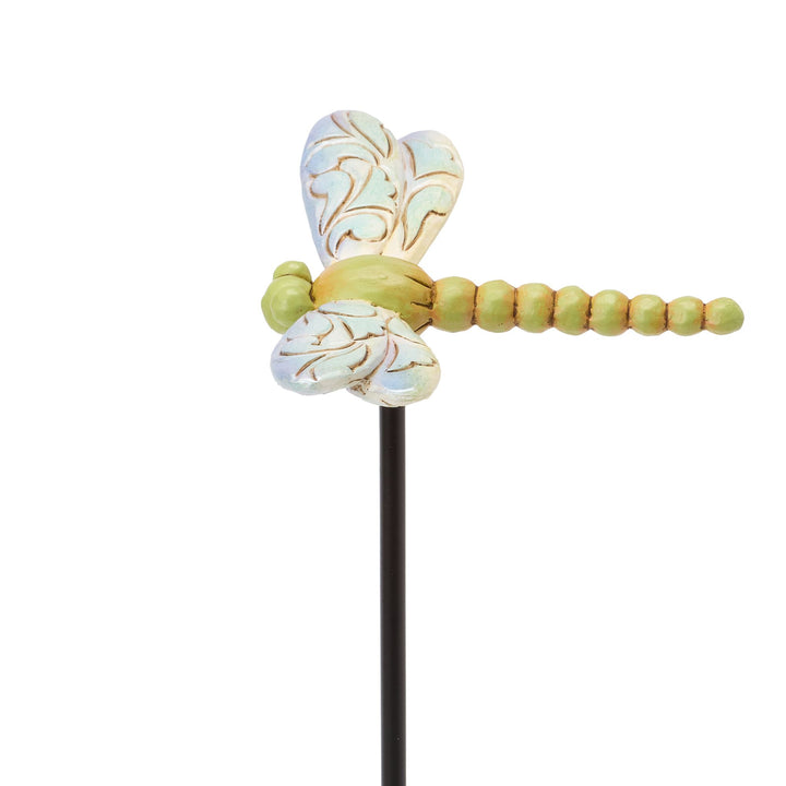 Plant Stake Dragonfly Figurine