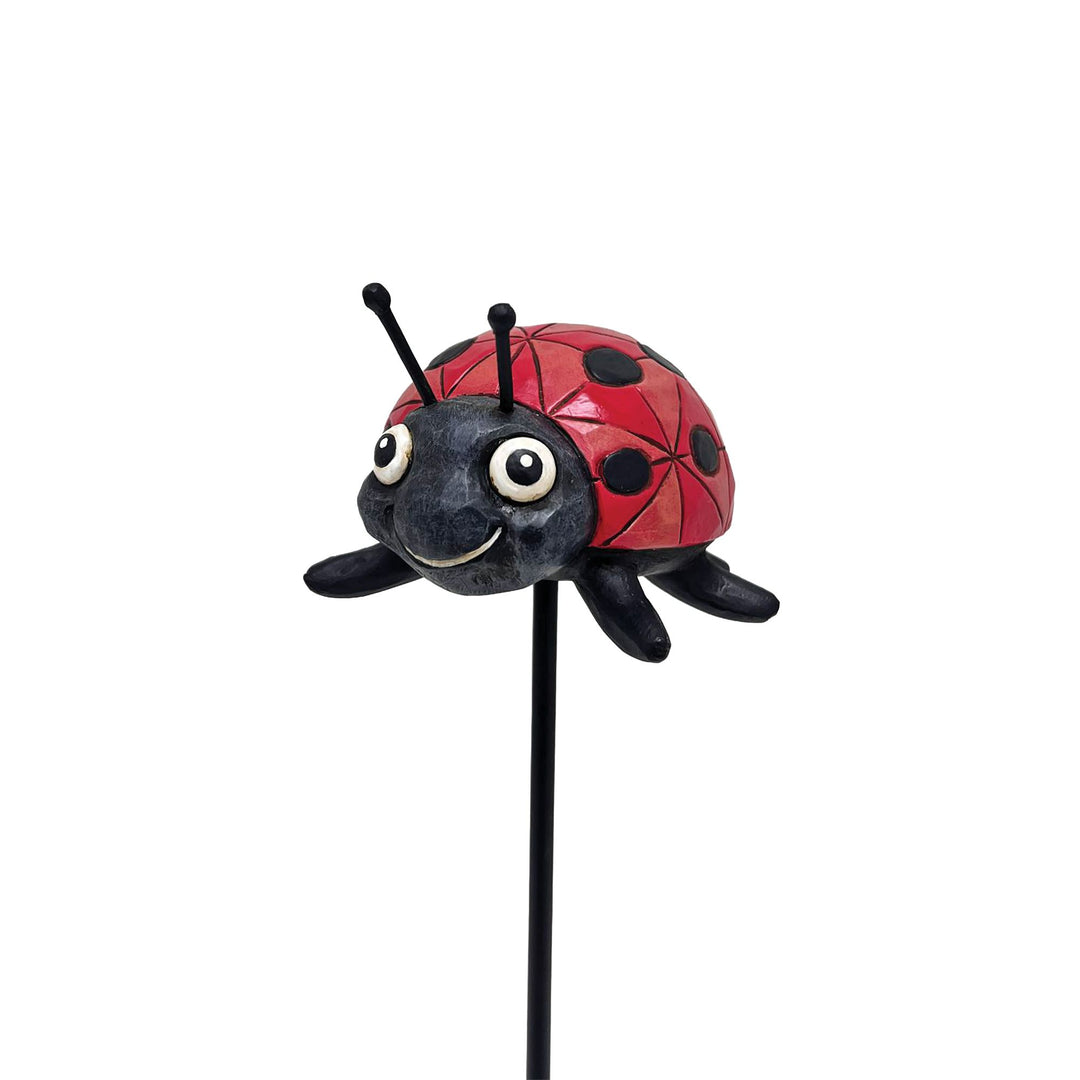 Plant Stake Ladybug Figurine