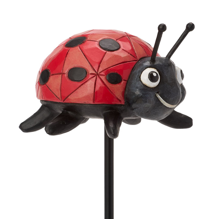 Plant Stake Ladybug Figurine
