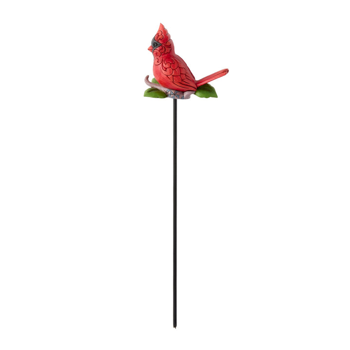 Plant Stake Cardinal Figurine