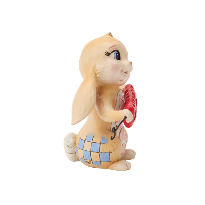 Bunny with Garland Figurine -  "You Make My Heart Hop|"