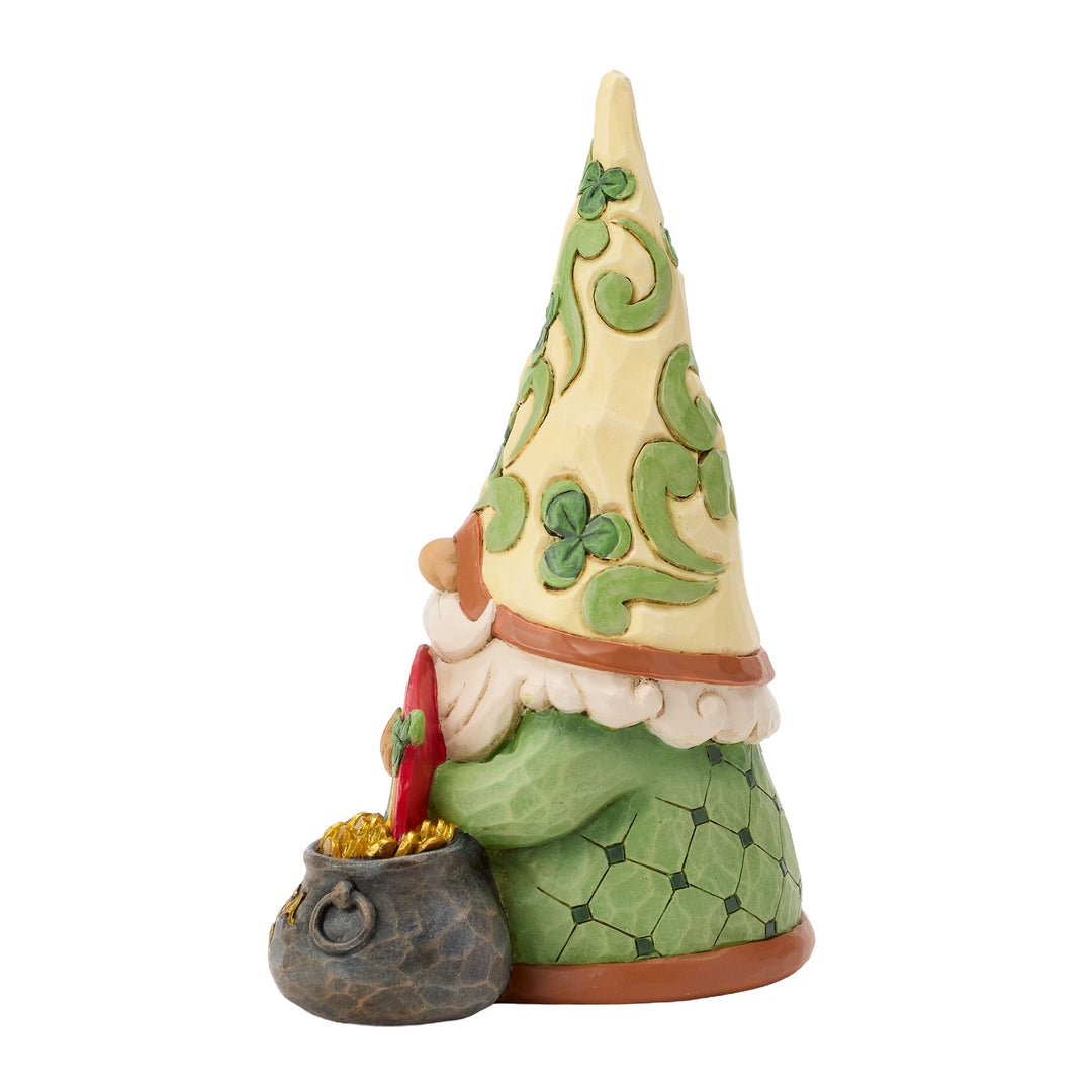 Gnome with Rainbow with Pot of Gold Figurine- "Lots of Luck, Gnome-After What|"