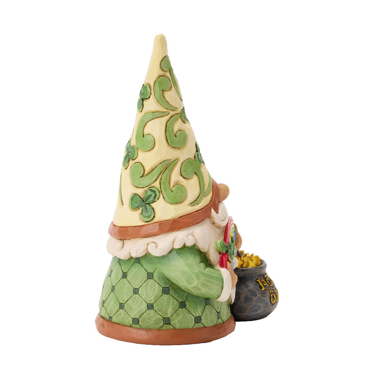 Gnome with Rainbow with Pot of Gold Figurine- "Lots of Luck, Gnome-After What|"