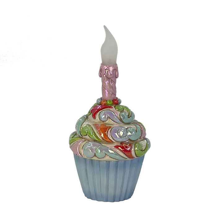 Celebration Cupcake Figurine - "Time To Celebrate"
