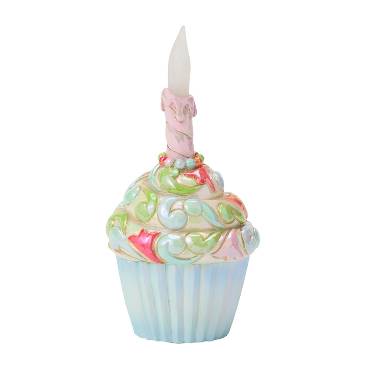 Celebration Cupcake Figurine - "Time To Celebrate"
