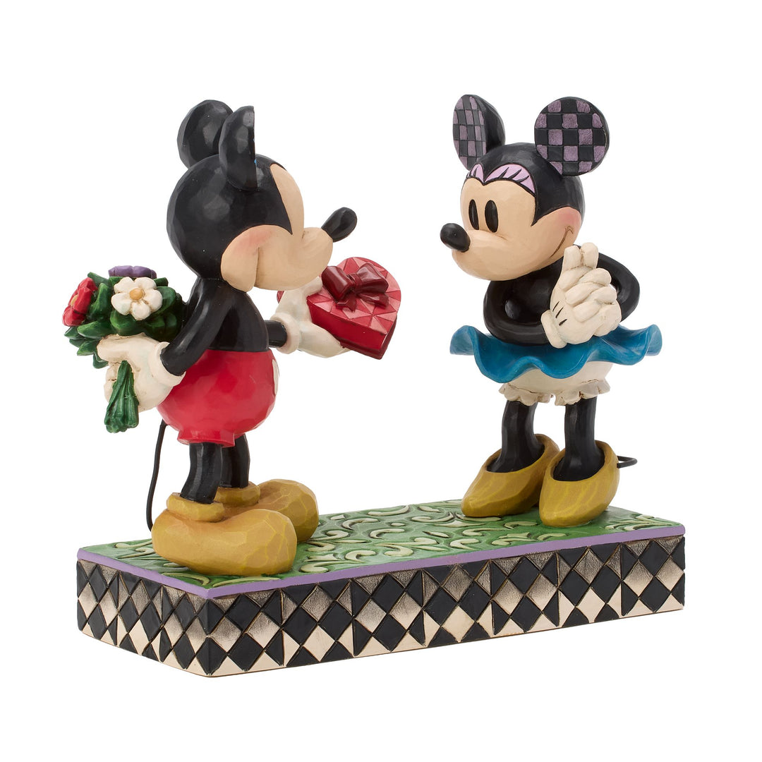 Mickey & Minnie Vintage Love Figurine - "Timeless Love"