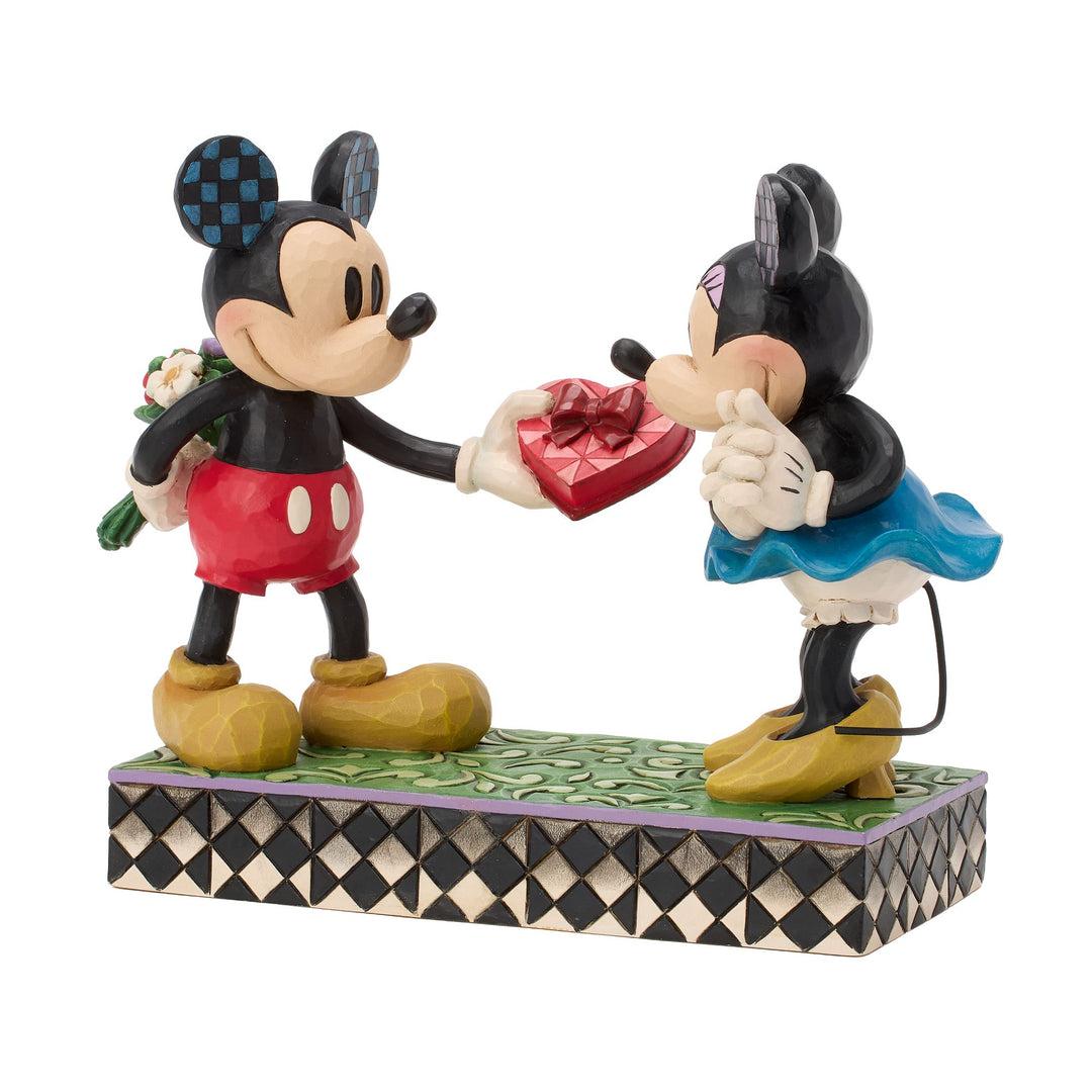Mickey & Minnie Vintage Love Figurine - "Timeless Love"