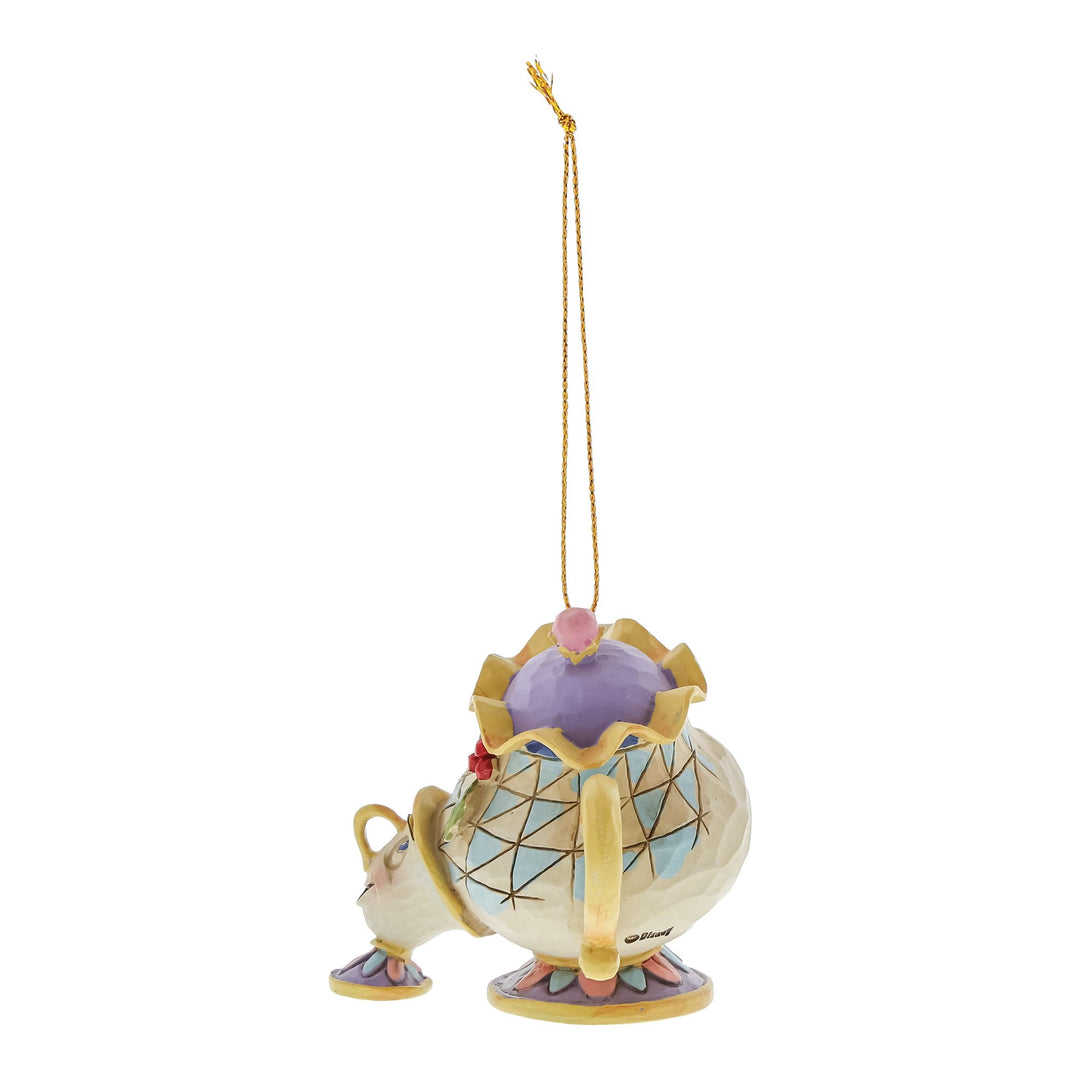 Mrs Potts & Chip Hanging Ornament - Disney Traditions by Jim Shore