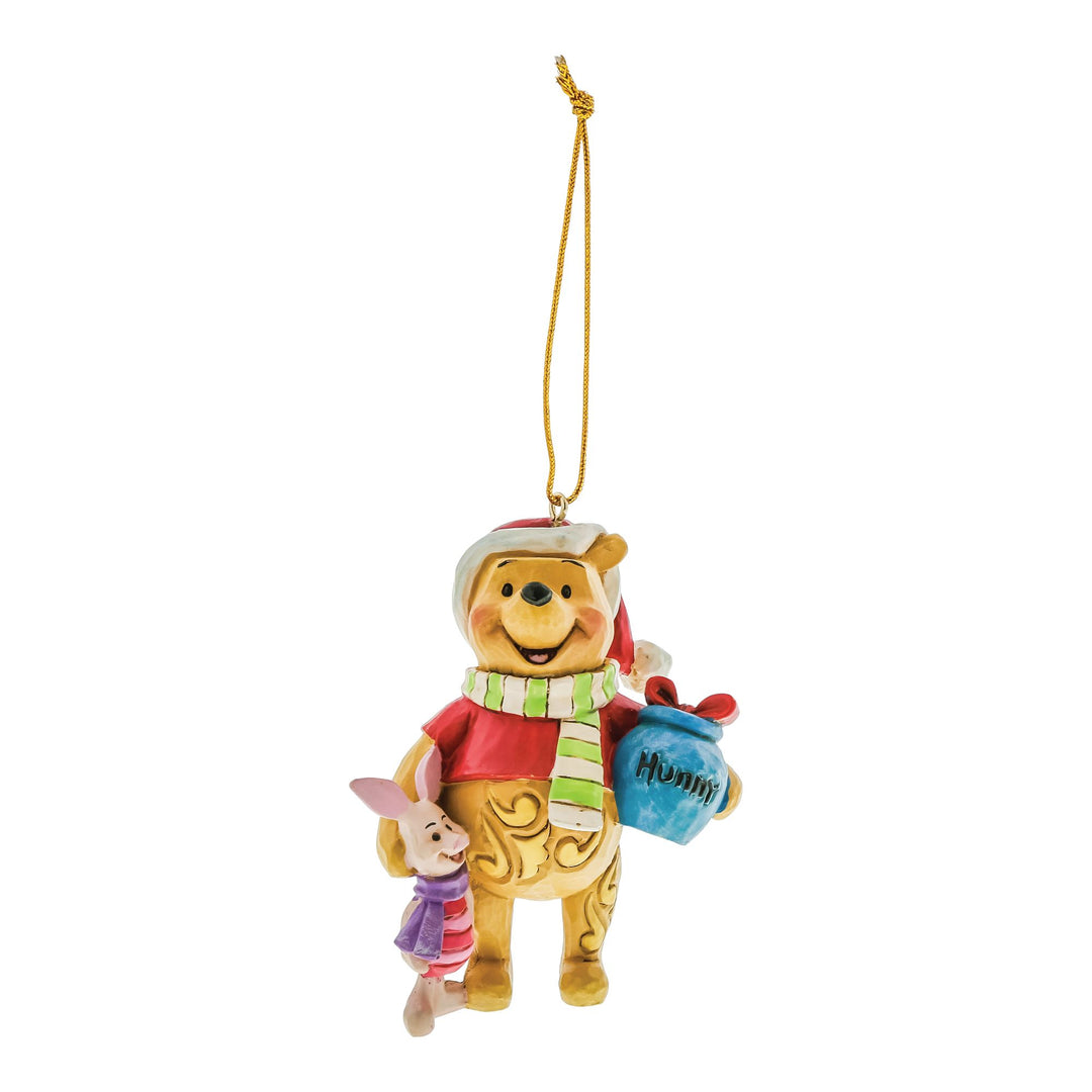 Winnie the Pooh and Piglet Hanging Ornament - Disney Traditions by Jim Shore