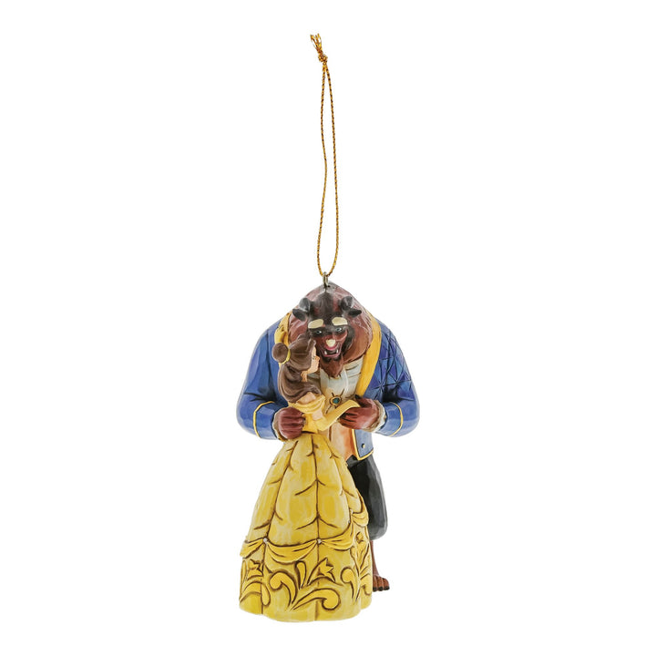 Beauty and The Beast Hanging Ornament - Disney Traditions by Jim Shore