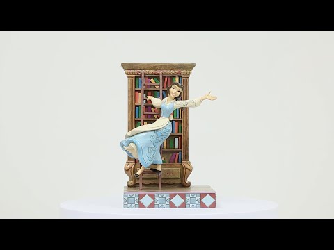 A World of Books (Belle on Bookcase)
