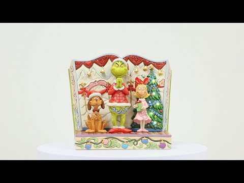 The Grinch with Cindy-Lou and Max Storybook (Signed First Edition) - The Grinch by Jim Shore