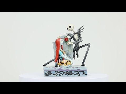 A Grave Affair (Jack & Sally Gravestone Figurine) - Disney Traditions by Jim Shore