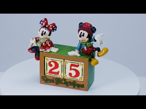 The Christmas Countdown (Mickey & Minnie Mouse Calendar) - Disney Traditions byJim Shore