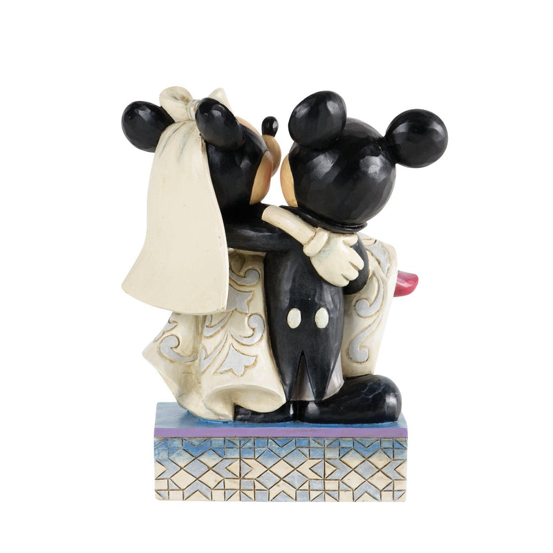 Congratulations - Mickey & Minnie Mouse Figurine - Disney Traditions by Jim Shore - Jim Shore Designs UK