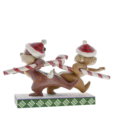 Chip 'n' Dale Christmas Figurine - Disney Traditions by Jim Shore - Jim Shore Designs UK