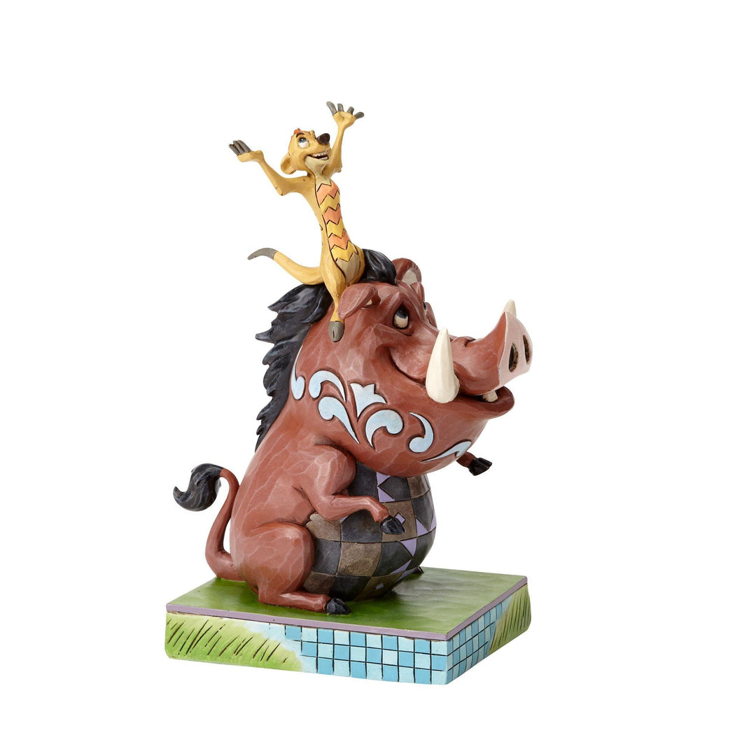 Carefree Cohorts - Timon and Pumbaa Figurine - Disney Traditions by Jim Shore - Jim Shore Designs UK