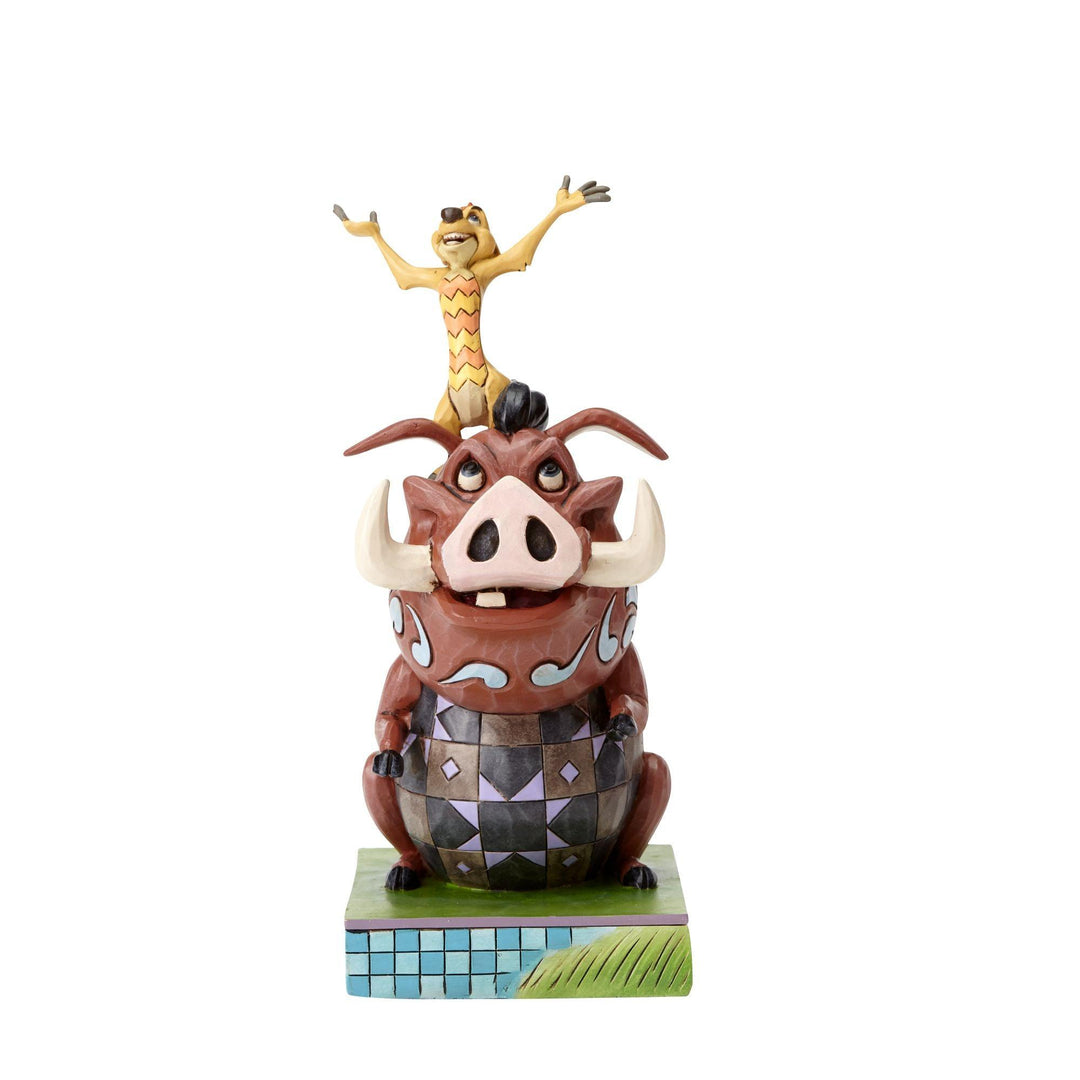 Carefree Cohorts - Timon and Pumbaa Figurine - Disney Traditions by Jim Shore - Jim Shore Designs UK