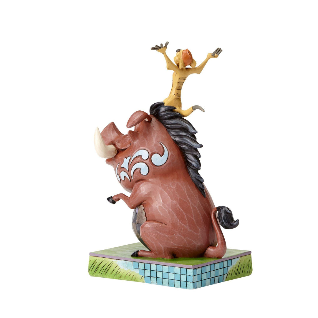 Carefree Cohorts - Timon and Pumbaa Figurine - Disney Traditions by Jim Shore - Jim Shore Designs UK