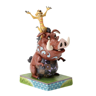 Carefree Cohorts - Timon and Pumbaa Figurine - Disney Traditions by Jim Shore - Jim Shore Designs UK