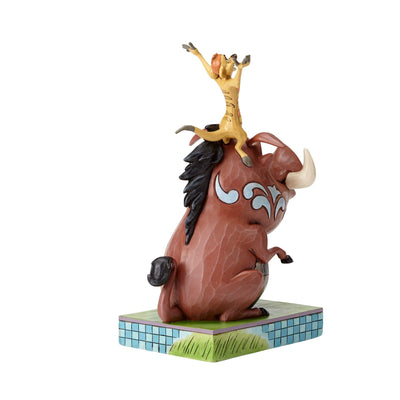 Carefree Cohorts - Timon and Pumbaa Figurine - Disney Traditions by Jim Shore - Jim Shore Designs UK