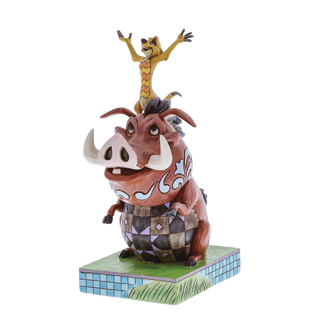 Carefree Cohorts - Timon and Pumbaa Figurine - Disney Traditions by Jim Shore - Jim Shore Designs UK