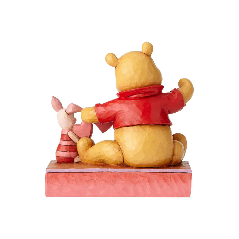 Handmade Valentines - Pooh and Piglet Figurine - Disney Traditions by Jim Shore - Jim Shore Designs UK