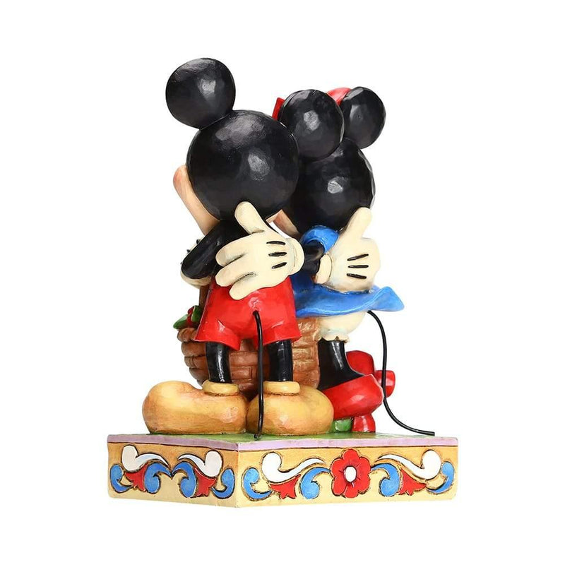 Mickey and Minnie with Flowers Figurine - Disney Traditions by Jim Shore - Jim Shore Designs UK