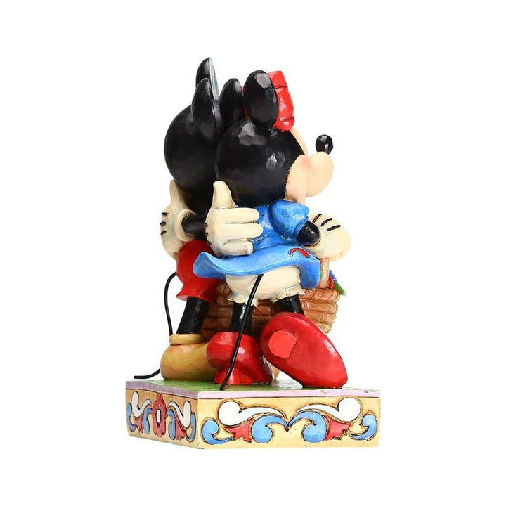 Mickey and Minnie with Flowers Figurine - Disney Traditions by Jim Shore - Jim Shore Designs UK