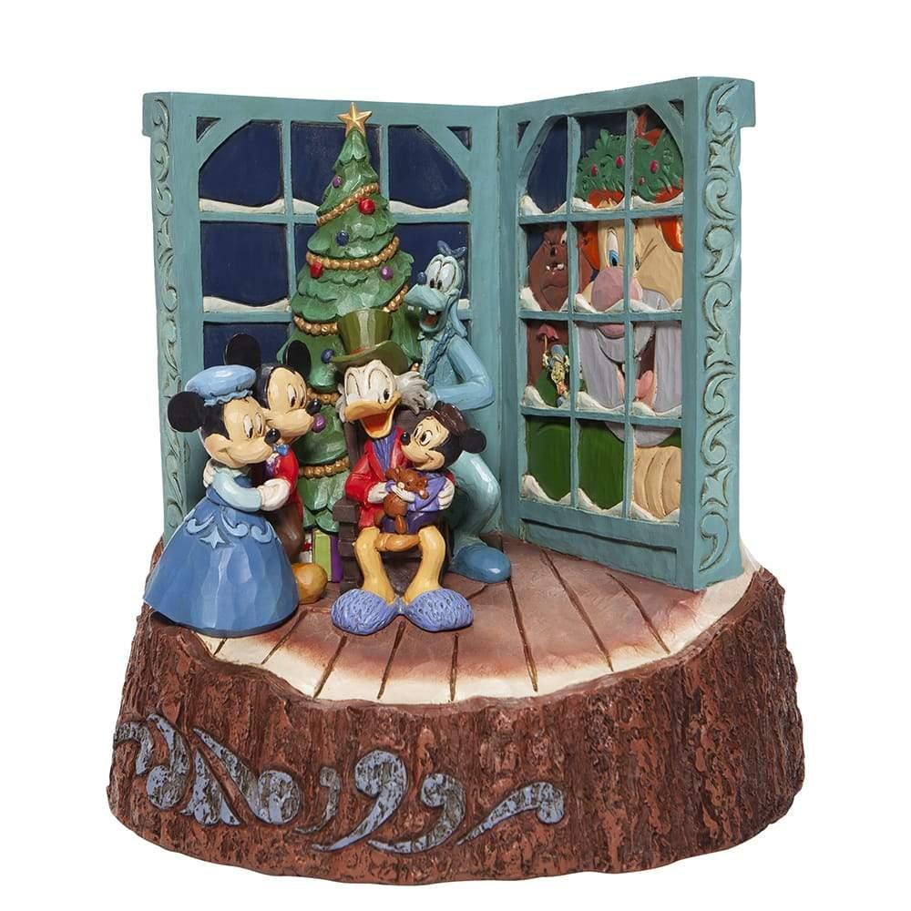 Carved by Heart Mickey Mouse Christmas Carol Figurine- Disney Traditions by - Jim Shore Designs UK