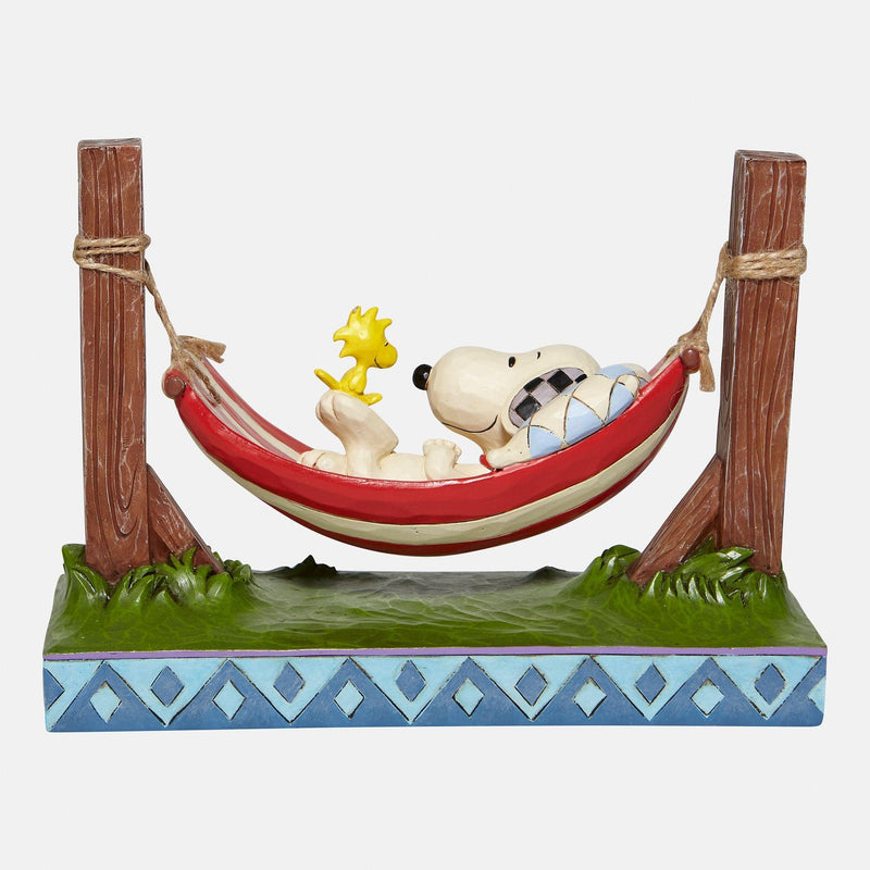 Just Hanging Around (Snoopy & Woodstock in Hammock) Figurine - Peanuts by Jim Shore - Jim Shore Designs UK