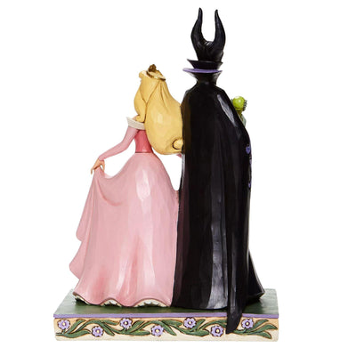 Sorcery and Serenity - Sleeping Beauty Aurora and Maleficent Figurine - Disney Traditions by Jim Shore - Jim Shore Designs UK