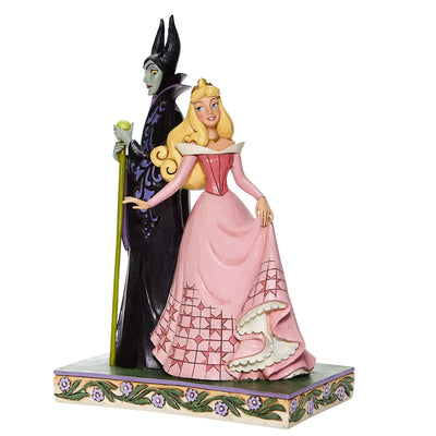 Sorcery and Serenity - Sleeping Beauty Aurora and Maleficent Figurine - Disney Traditions by Jim Shore - Jim Shore Designs UK