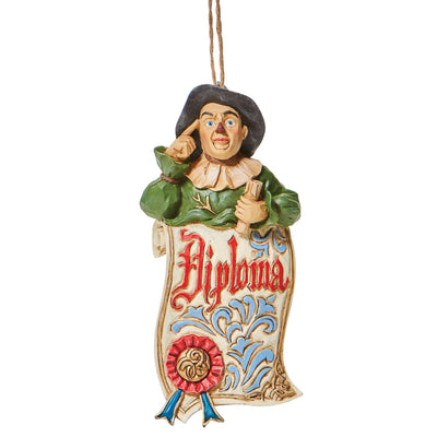 Scarecrow Diploma (Hanging Ornament) - Jim Shore Designs UK