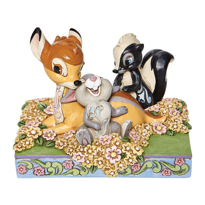 Disney Traditions Bambi FROSTED FAWN Christmas Figure 4.43 Statue by Jim  Shore - O'Smiley's Dolls & Collectibles, LLC